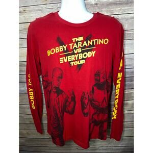 Logic Bobby Tarantino vs Everybody Tour L/S Graphic T-Shirt Red (Men's M)